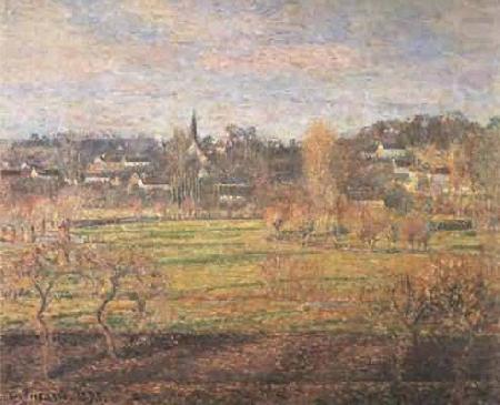 Camille Pissarro February-Sunrise-Bagincourt china oil painting image